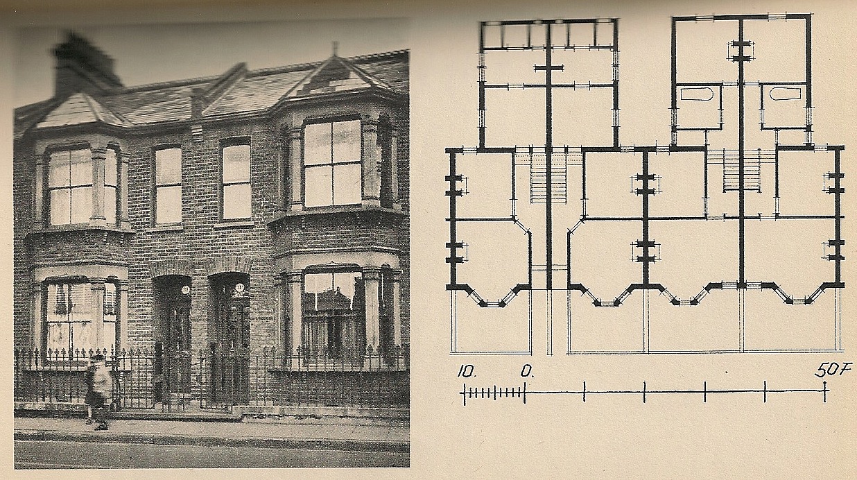 Terraced House With Floor Plan History Rhymes Nineteenth century 